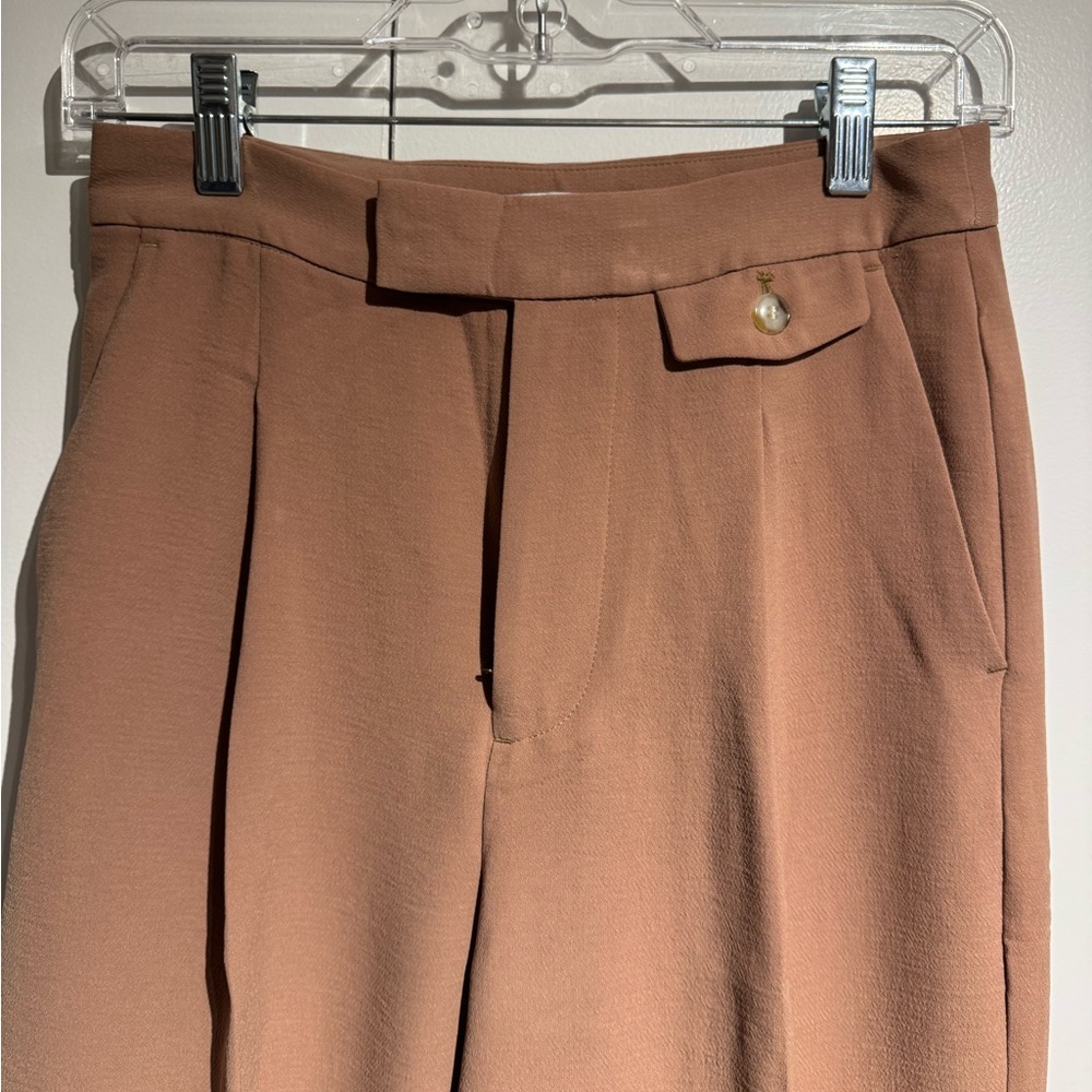 Rosedale high rise straight pant in crepe
